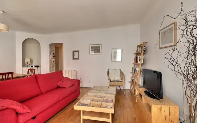 Furnished apartment for rent 1 bedroom - 46m² - Batignolles - Paris 4