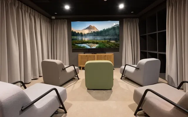 The Keel Houses - Edinburgh student accommodation - Cinema room