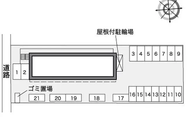 レオパレスエルドラド　新居 2