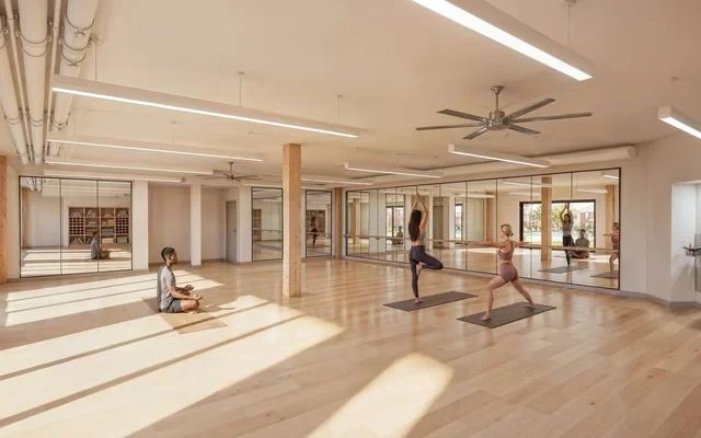 Park Newport - Newport Beach student accommodation - Yoga Studio
