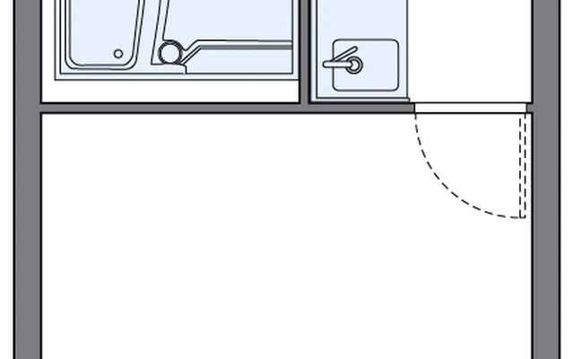 クレイノサンライト - Sennan student accommodation - 101号房间(带独立厨房)