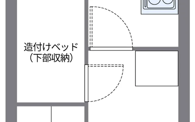 レオパレスグランキャスル新町 - Kumamoto student accommodation - 112号房间(带独立厨房)