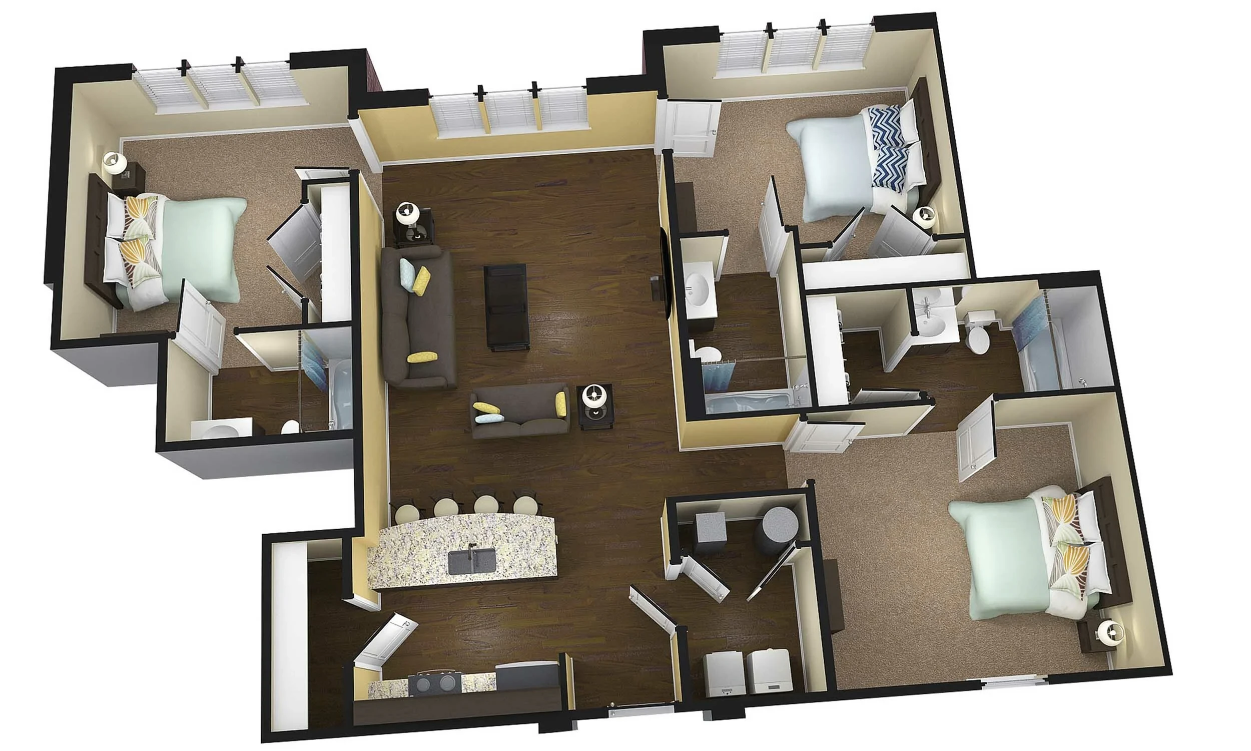 3 Bed 3 Bath Aurora II