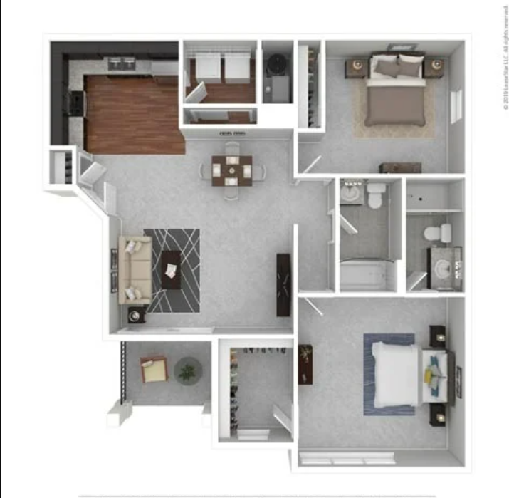 2 Bed 2 Bath Serafin Lower