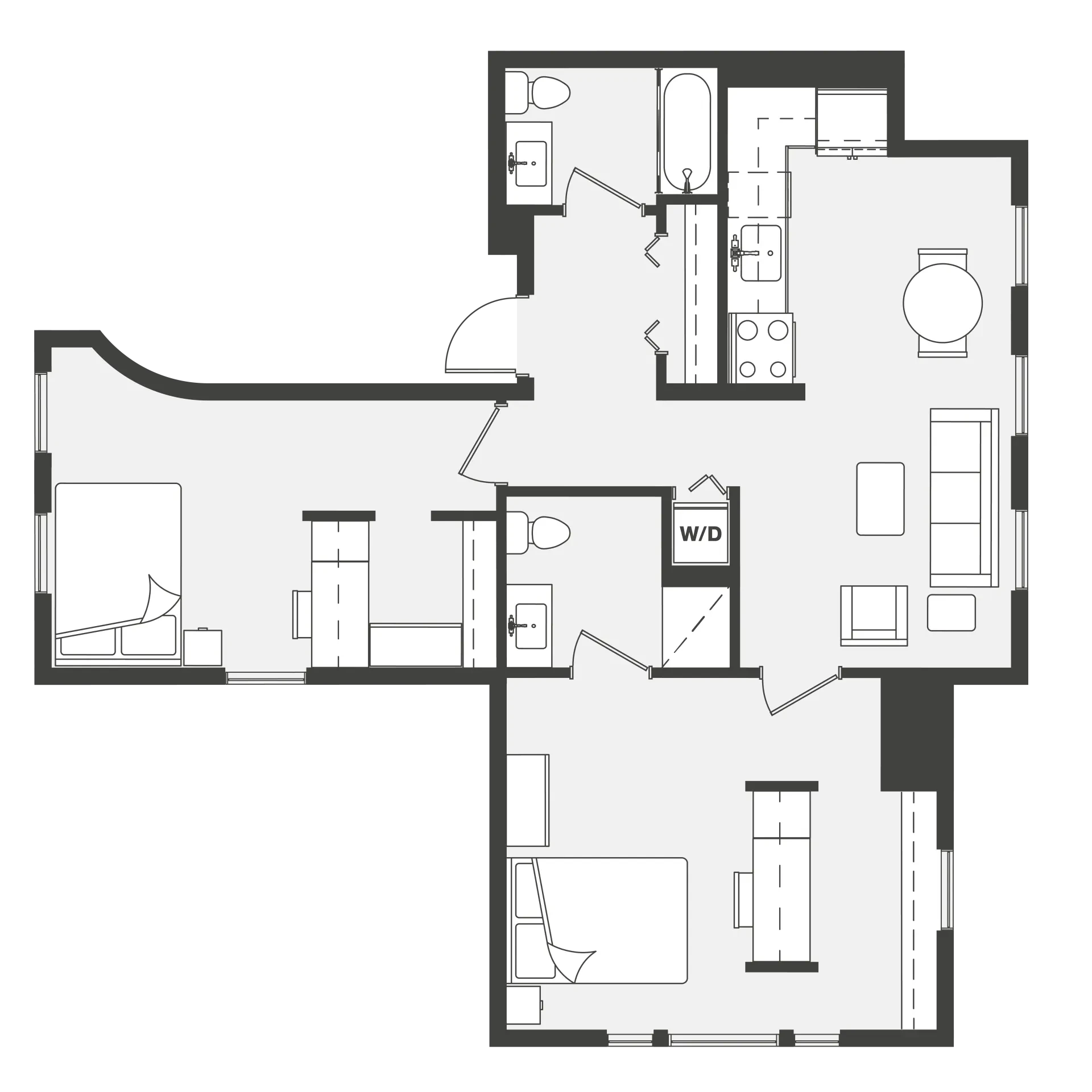 2 Bedroom, 2 Bath Historic Cottage