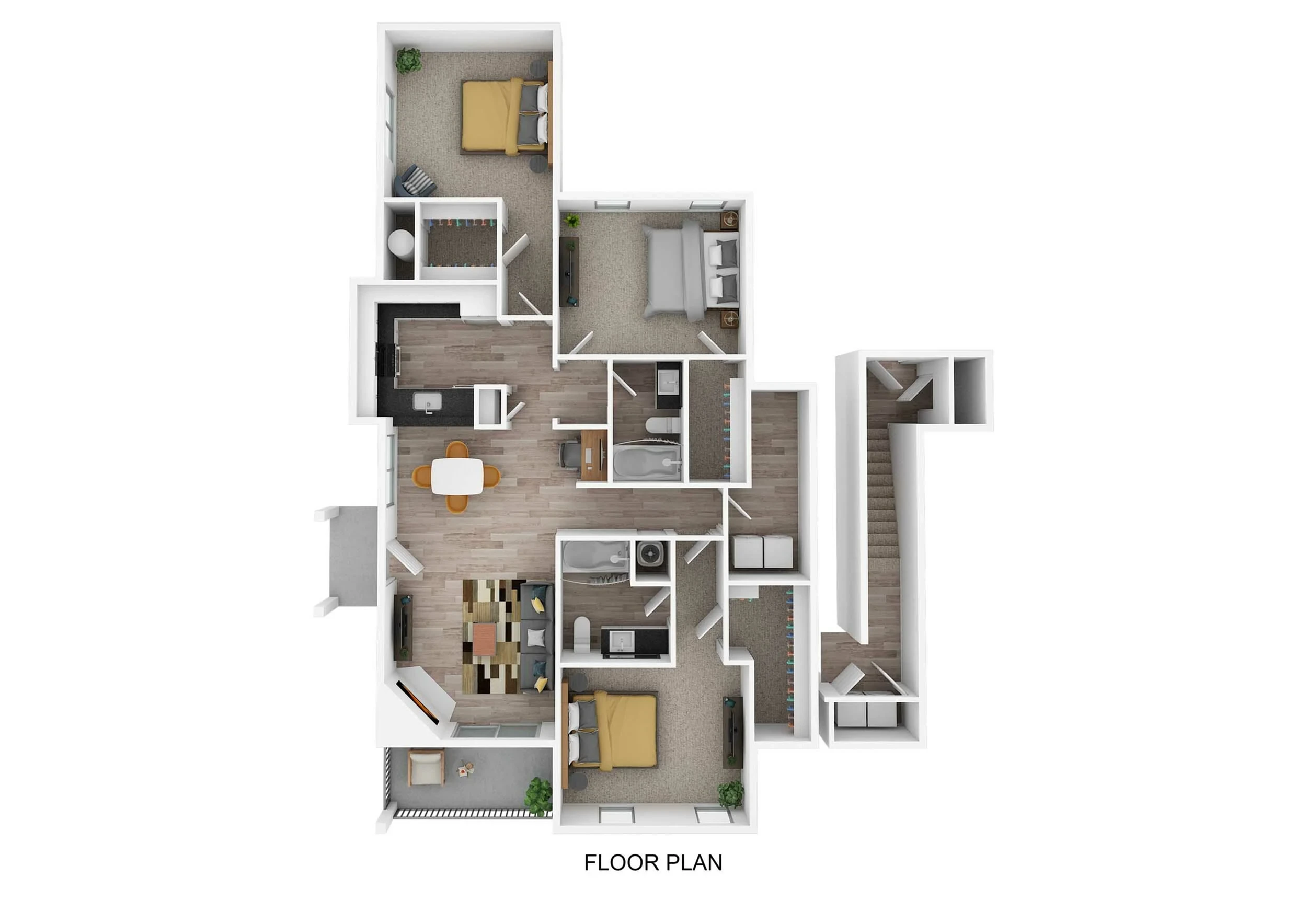 3 Bed 2 Bath The Ratama - Carriage House Renovated