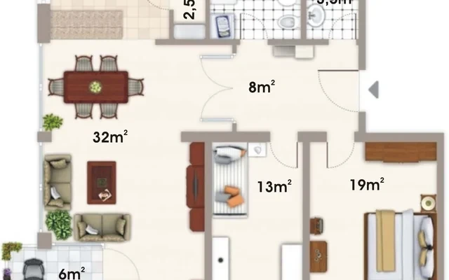 Wohnen auf Zeit: 3-Zi.-wohnung, traumhafte Lage, nahe Klinikum 1