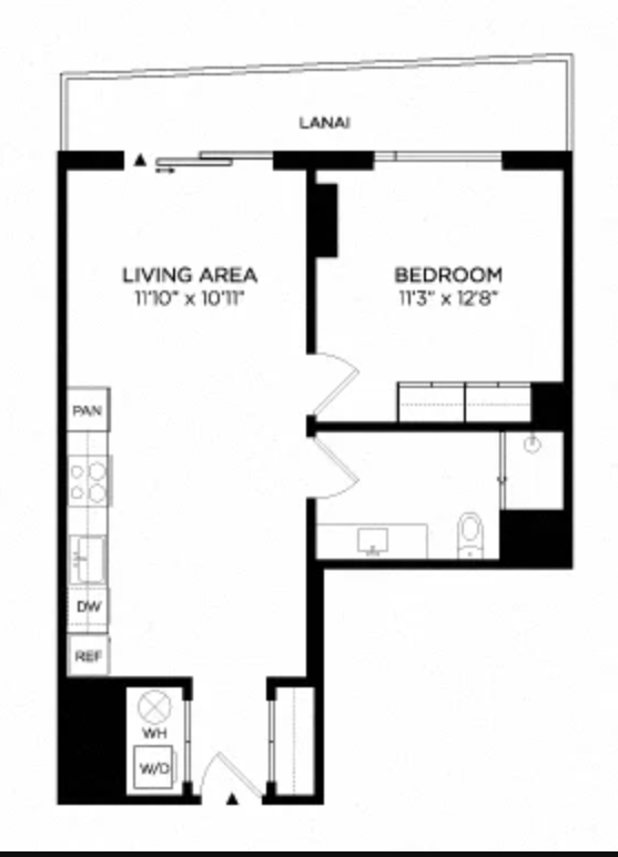 1 Bedroom 1T