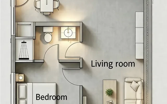 88 Hickory St W - chỗ ở sinh viên tại Nỗi thất bại Waterloo - 1-Bedroom 1-Bathroom