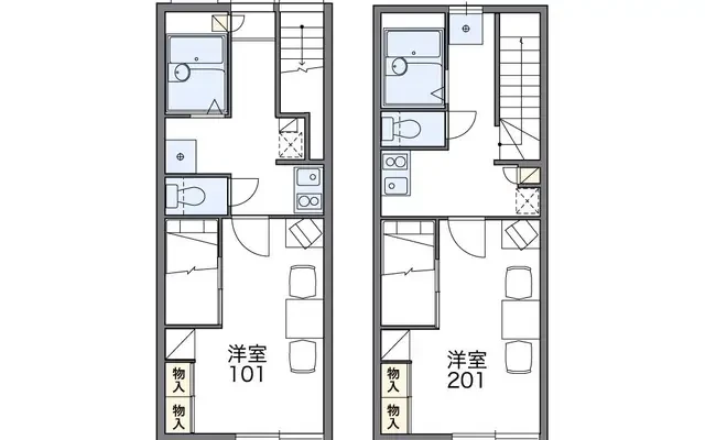 レオパレスＢｌｕｅＲｏｓｅ三島 1