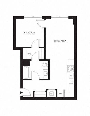 1 Bedroom 1F