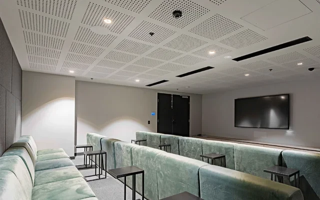 8 Pearl River Road, Docklands - Melbourne student accommodation - Cinema room