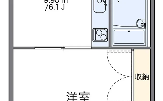 レオパレスUNO - Tahara student accommodation - 205号房间(带餐厅/独立厨房)