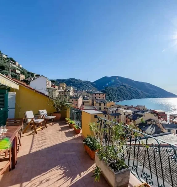 Camogli tesoro per 4 persone con terrazza e vista incredibile