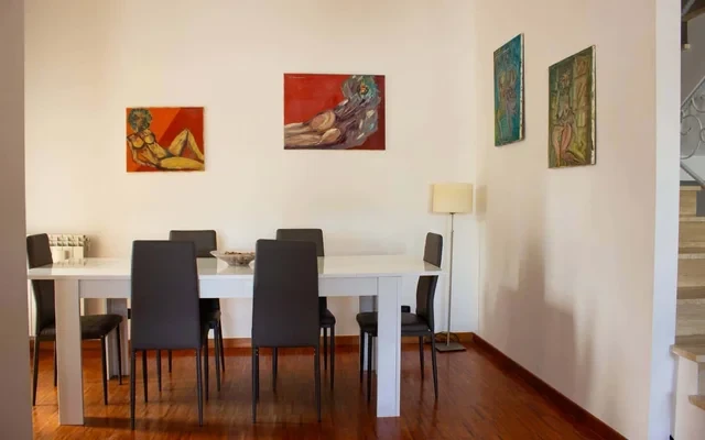 Villa con piscina Via Bustini 7 posti letto (2 letti aggiuntivi su richiesta)-  Infernetto 4