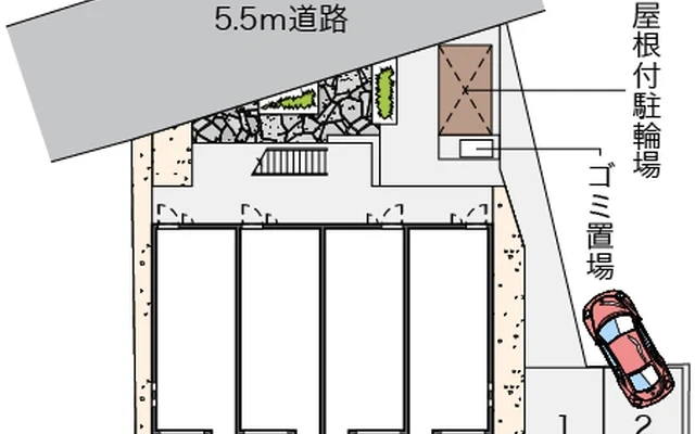 クレイノメゾン　ド　ミント板宿 2