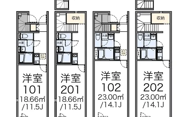 レオネクストＭ　津島 1