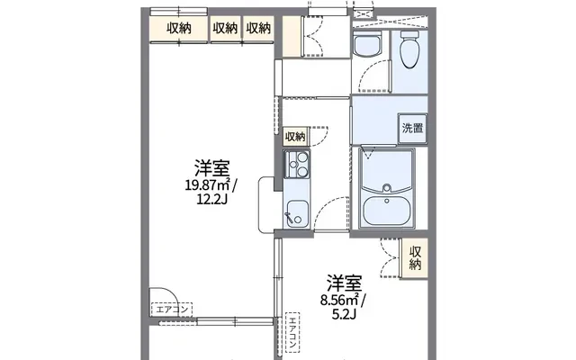 サンシャイン狭山台 - Iruma student accommodation - 102号房间(带客厅/餐厅/独立厨房)