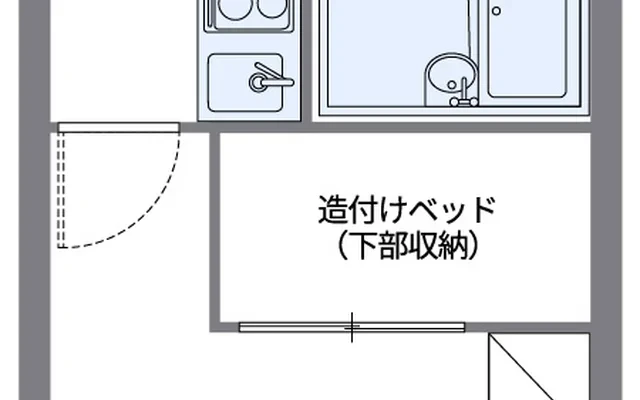 レオパレススパッツィオコモド - Kushiro student accommodation - 102号房间(带独立厨房)