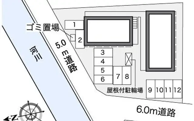 レオパレスルミエールⅡ 2