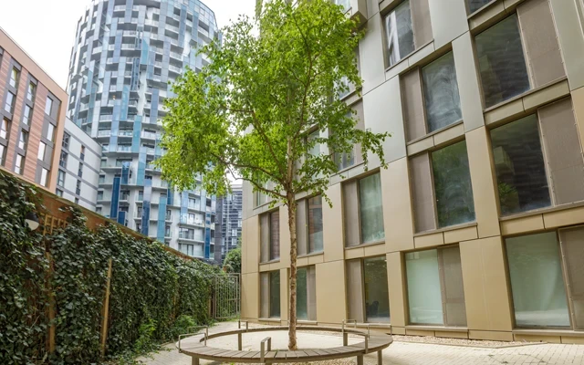 Felda House Wembley - London student accommodation - Courtyard