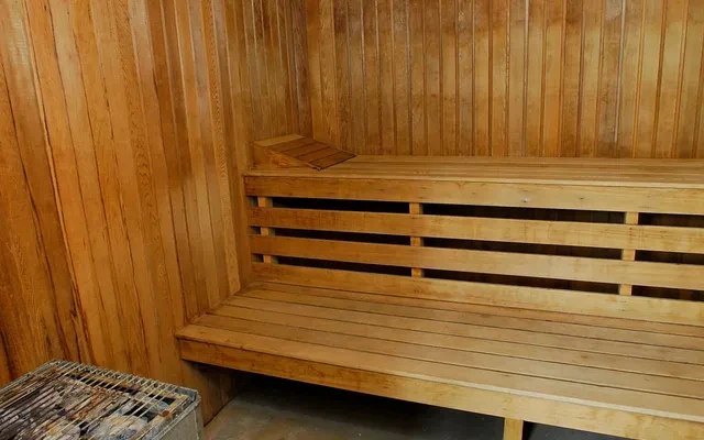 Luma Davis - Davis student accommodation - Sauna Room