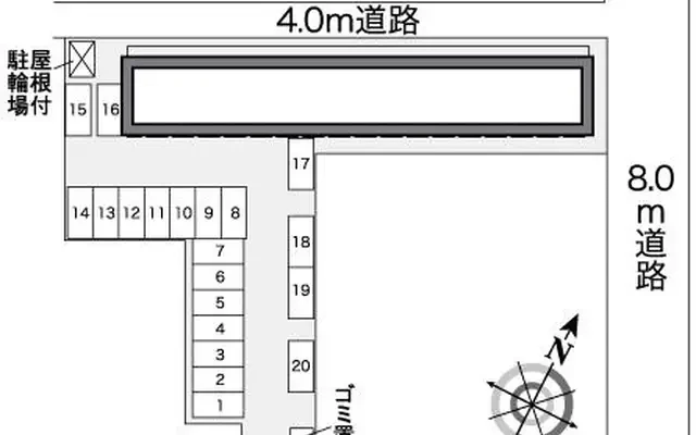 レオパレスエスポアールかくだ 2