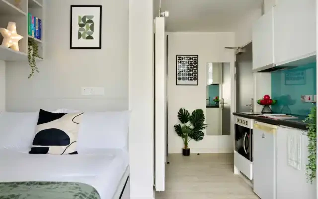 Clifton & Stewart House - résidence étudiante à Glasgow - Bronze Studio - Single Occupancy