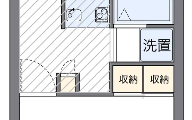 レオパレスサマール梅井 - Takasago student accommodation - 107号房间(带独立厨房)