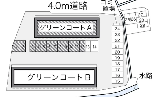 レオパレスグリーンコートＡ 2