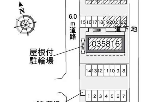 レオパレスノザンファンⅡ 2