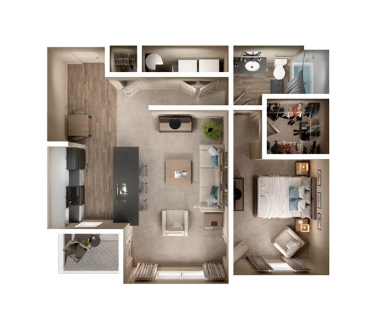 1 Bed 1 Bath The Docks