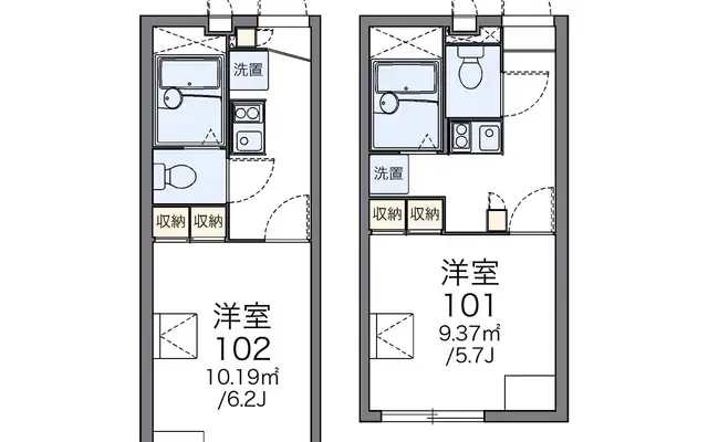 ハイツ旭が丘Ａ 1