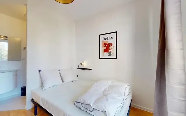 Interesting double ensuite bedroom near the Gare de Villeurbanne train station 2