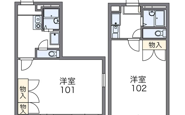 レオパレスＷＯＯＤ中野 1