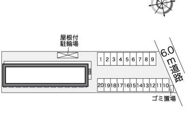 レオパレス髙樹グリーンともべⅡ 2