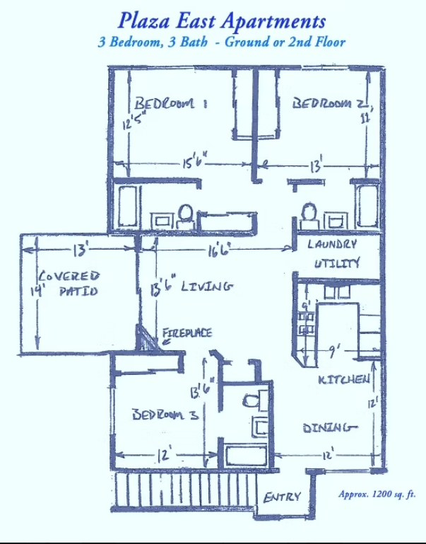 3 BEDROOM, 3 BATHROOM