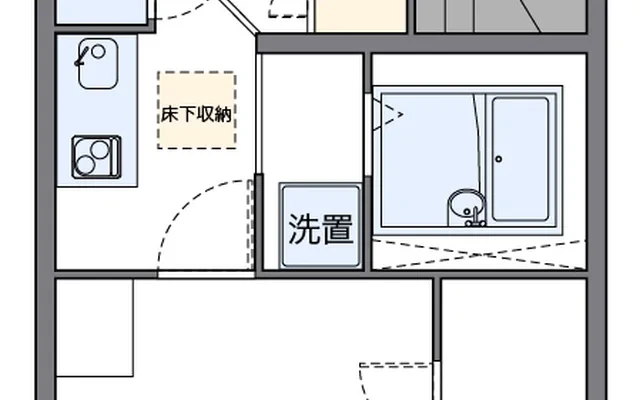レオネクストアペゼ - alojamiento para estudiantes en Saijo - 104号房间(带独立厨房)