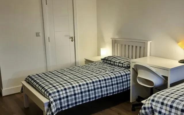 Bed in a comfy triple bedroom, in Grangegorman 2