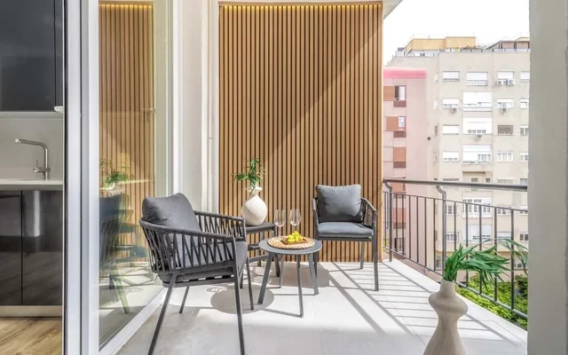 Coquesa - 2 bedrooms and terrace in Lista 0