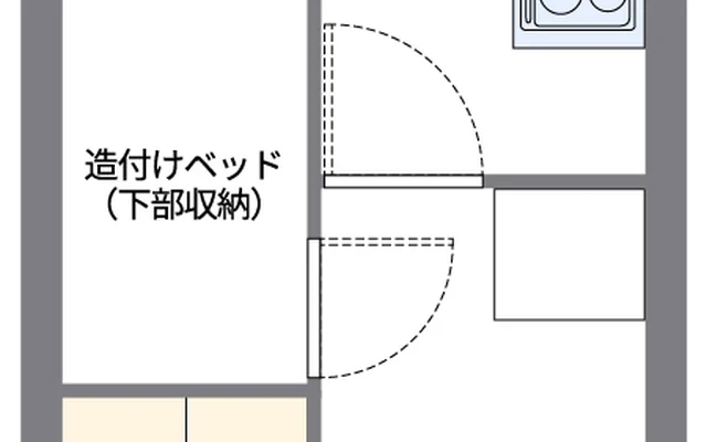 レオパレス東久保 - Hiroshima student accommodation - 105号房间(带独立厨房)