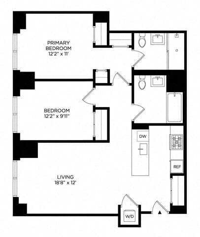 2 Bedroom 2Y West