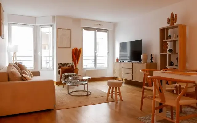 PARIS 15e·76m²·F3·Appartement·With furniture 0
