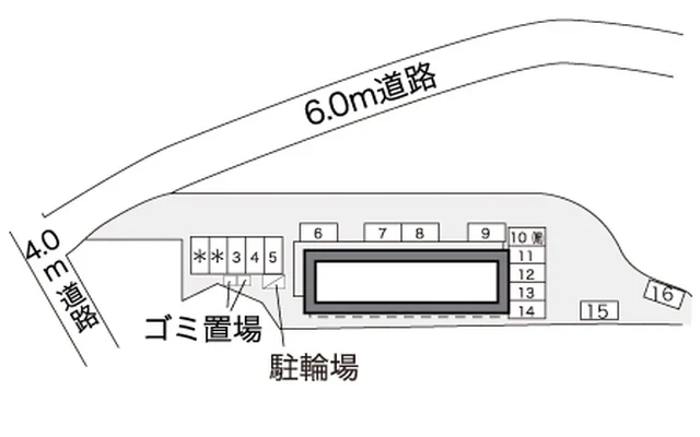 レオパレスパークヒルズⅡ 2