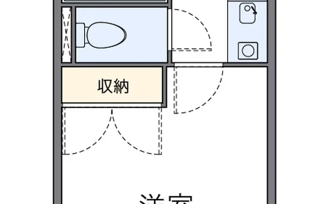 永井Ⅱ - 고베시 학생 숙소 - 205号房间(带独立厨房)