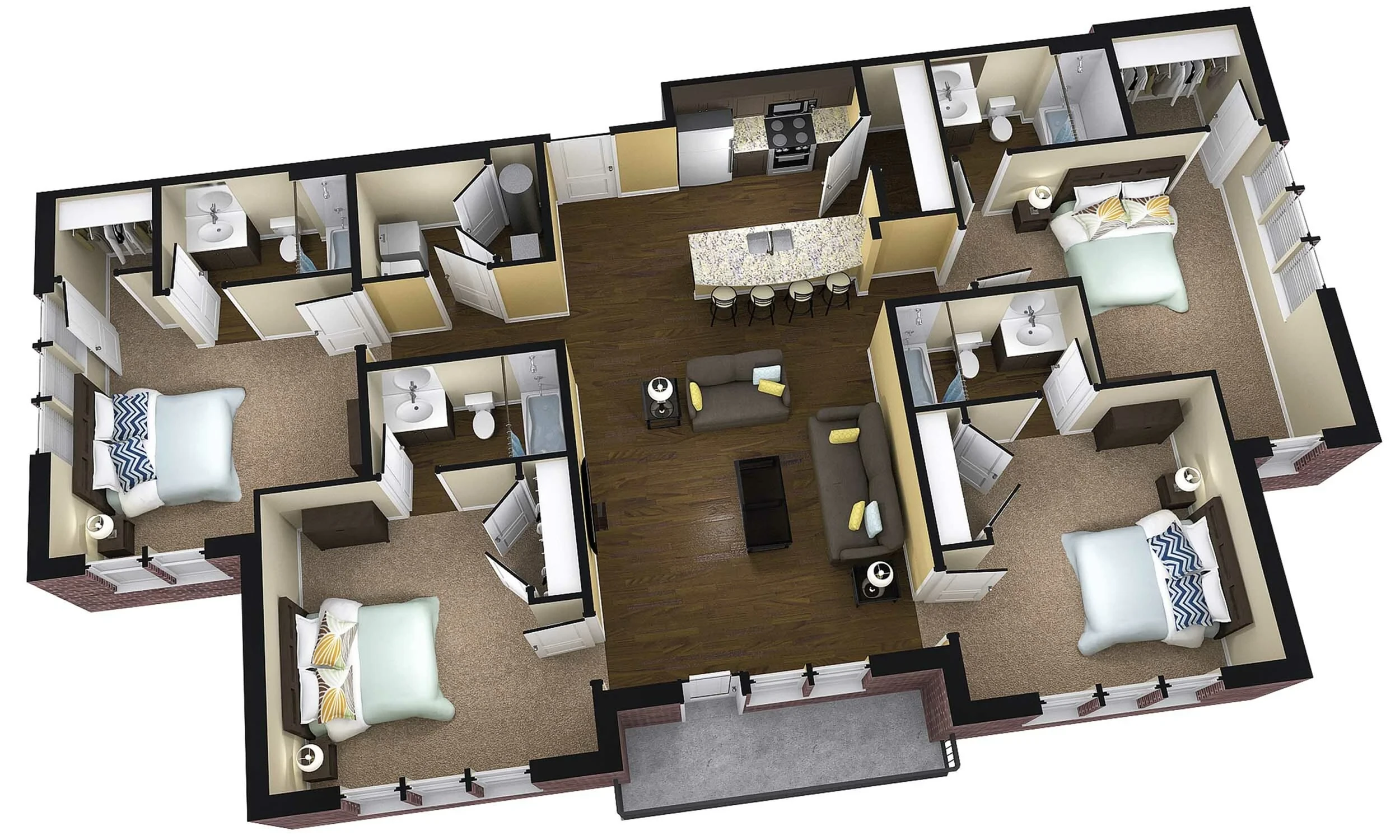 4 Bed 4 Bath Bretona III