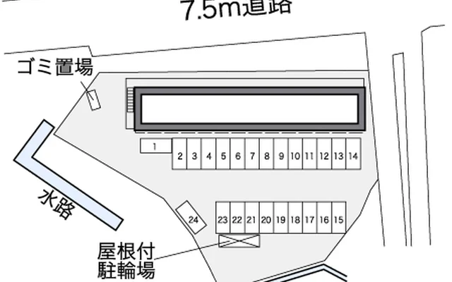レオパレスランディーヌ河辺 2