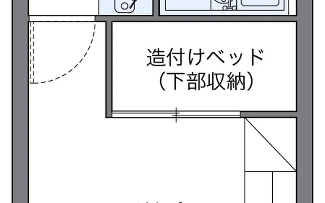 レオパレスgraceland - 可児市 (かにし)の学生向け宿泊施設 - 214号房间(带独立厨房)