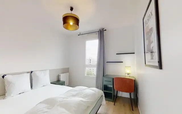 Attractive double bedroom in Grand Clément - chỗ ở sinh viên tại Ly-on