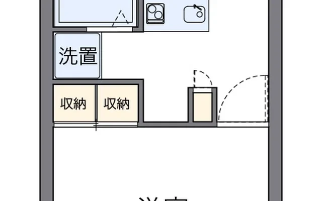 サンボーン - résidence étudiante à Quartier de Itabashi - 209号房间(带独立厨房)